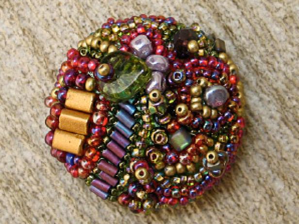 Make Beads into Decorative Buttons | DIY