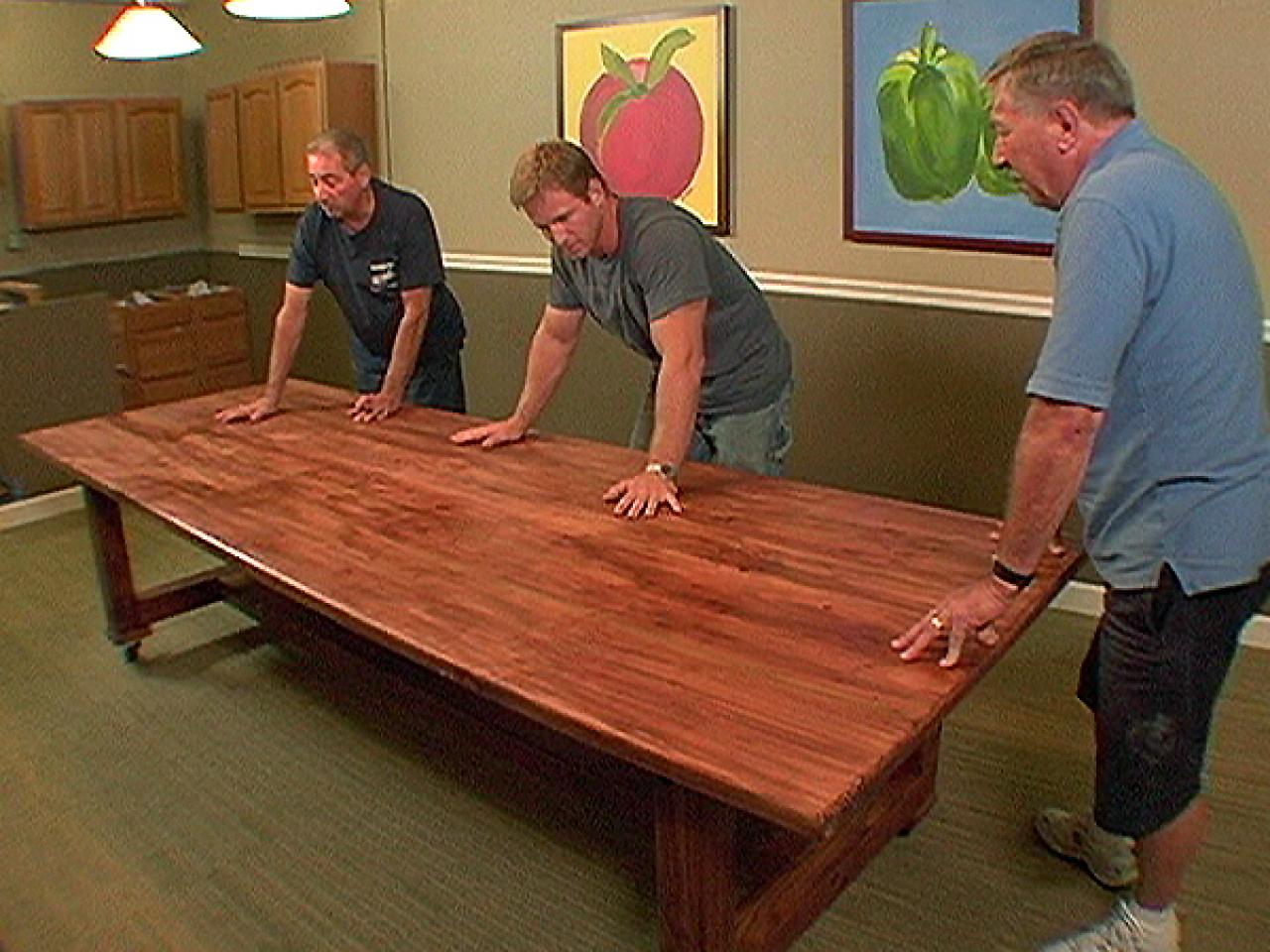 How To Build A Dinner Table How Tos Diy