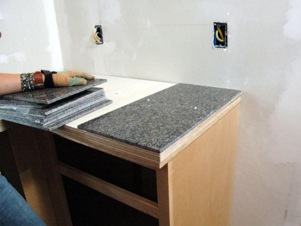 Granite Tile Kitchen Countertop, Marble Tile Countertop