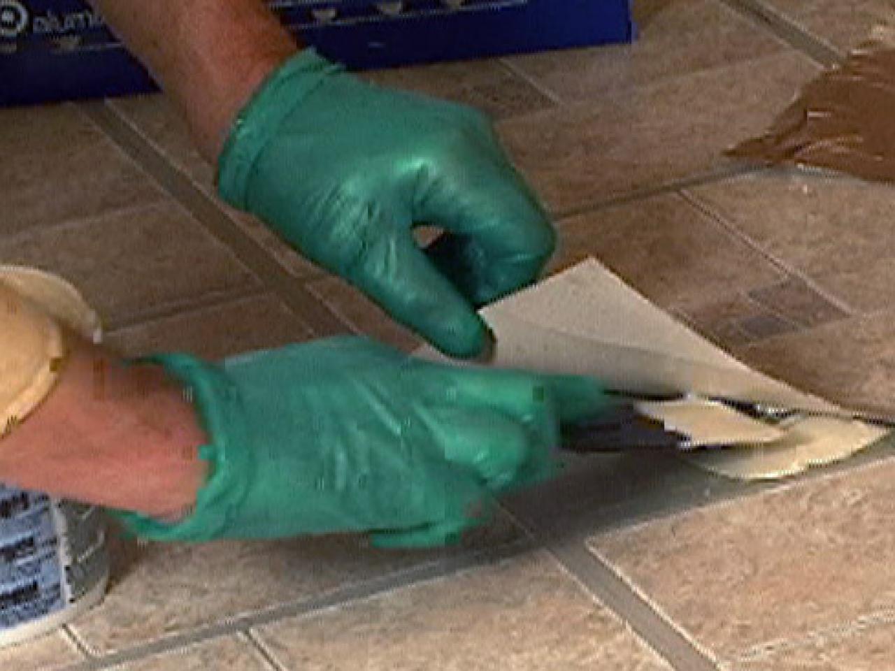 How To Fix Curling Vinyl Floor Tile, Vinyl Floor Tile Repair