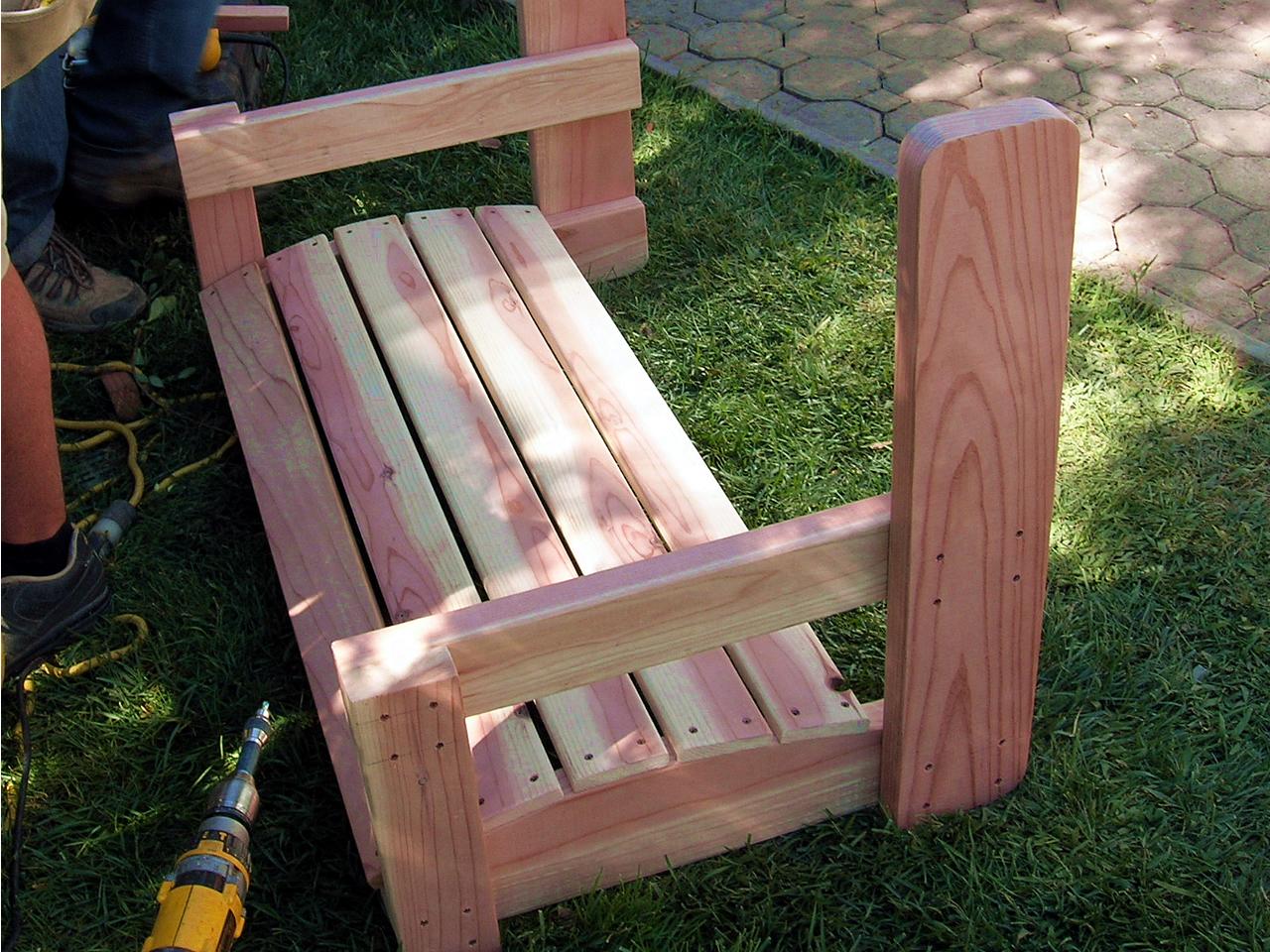 How To Build A Freestanding Arbor Swing How Tos Diy