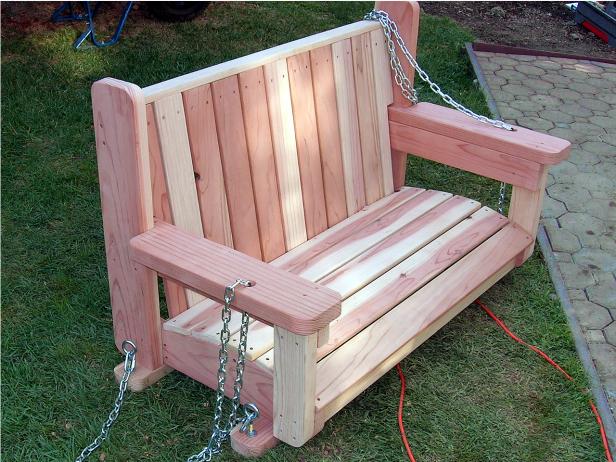 How To Build A Freestanding Arbor Swing, Wooden Garden Swing Bench Plans
