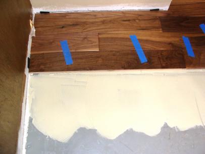 Installing Hardwood Flooring Over, How To Remove Tape Glue From Hardwood Floors