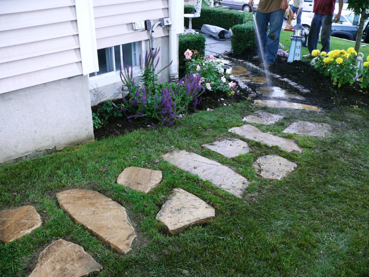 Building A Stone Walkway How Tos DIY