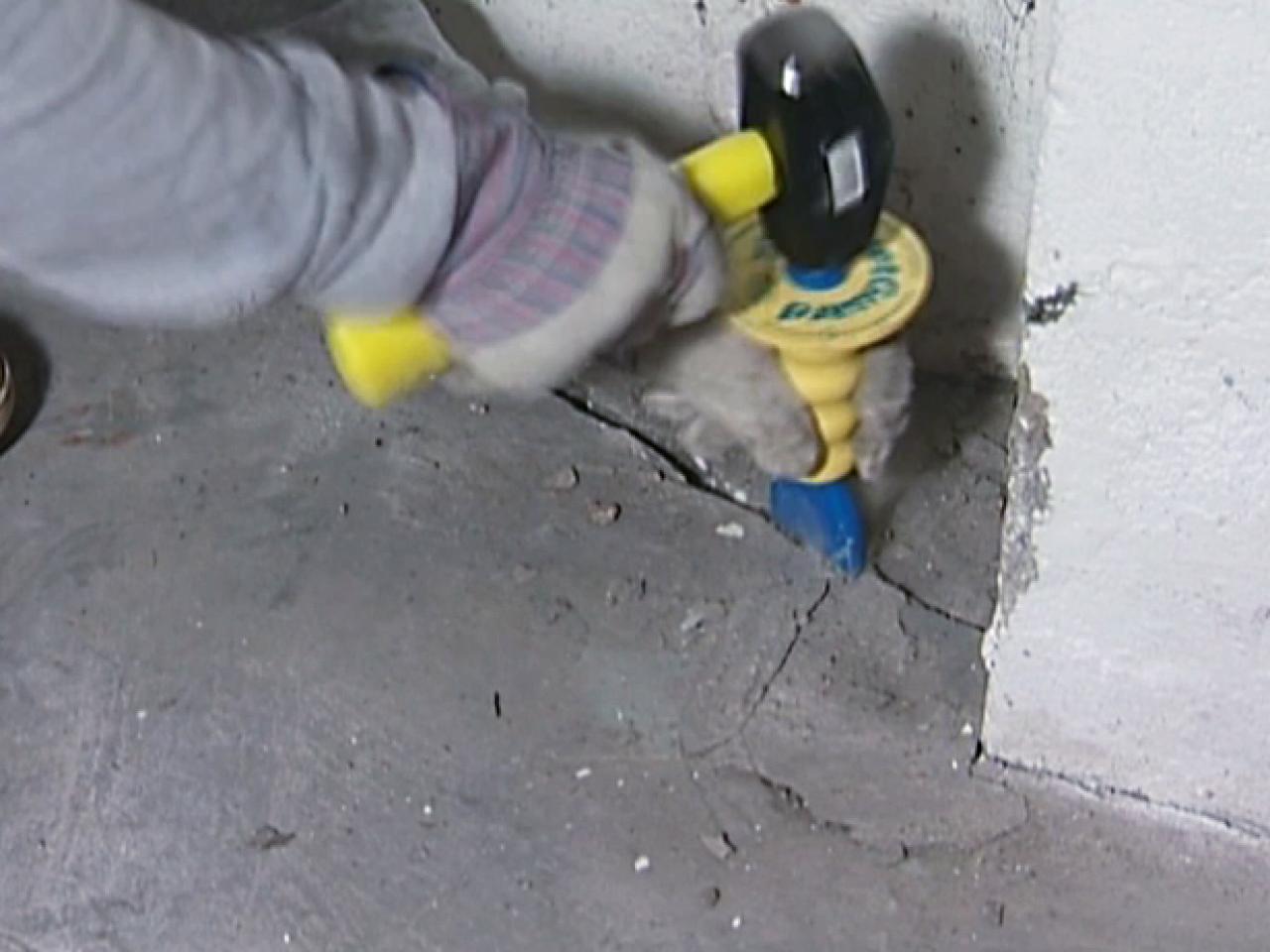 How To Repair Concrete Cracks How Tos Diy