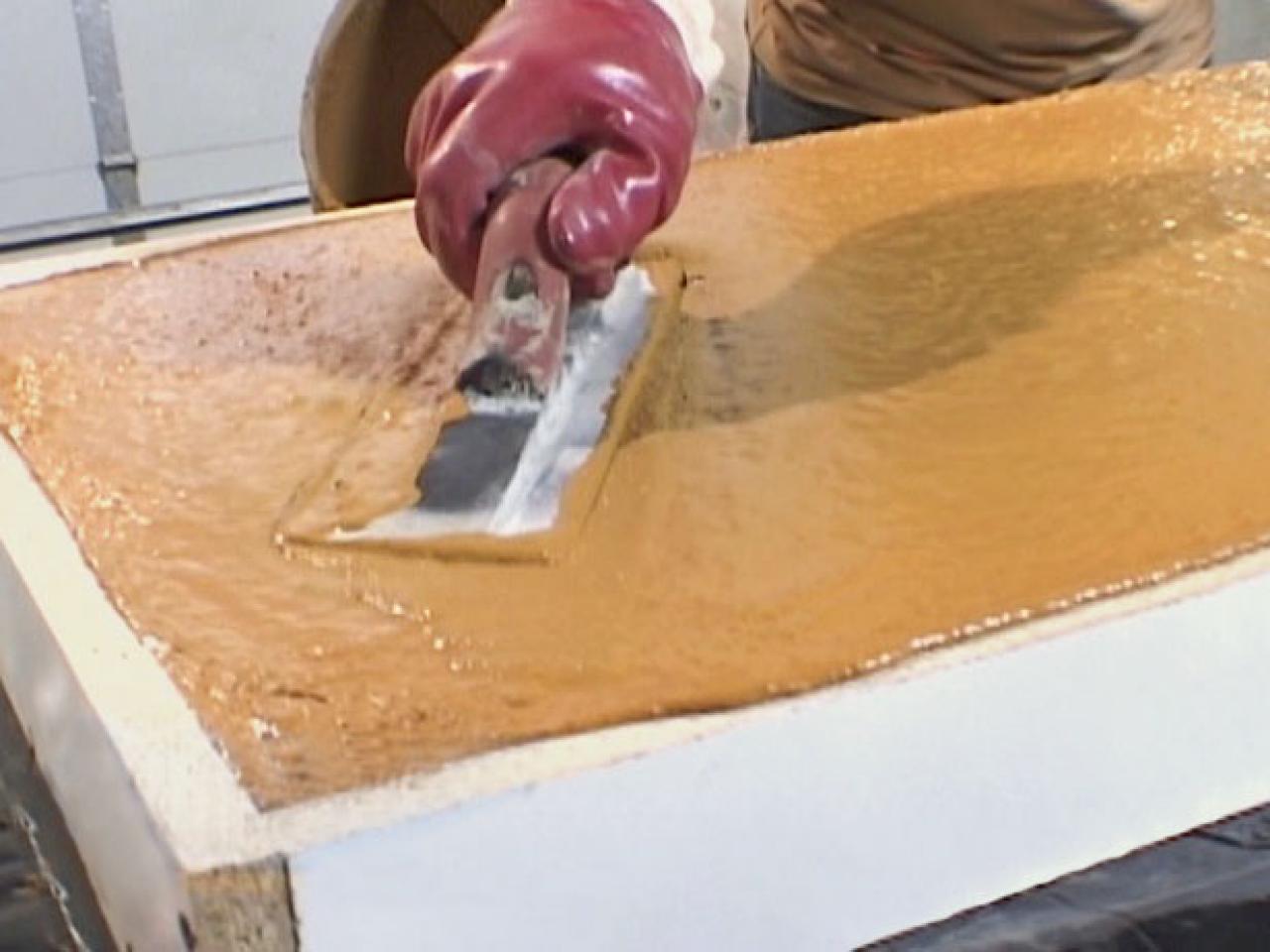 How To Pour A Simple Concrete Countertop How Tos Diy