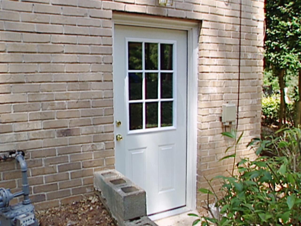 How to Install a Pre-Hung Exterior Door | how-tos | DIY
