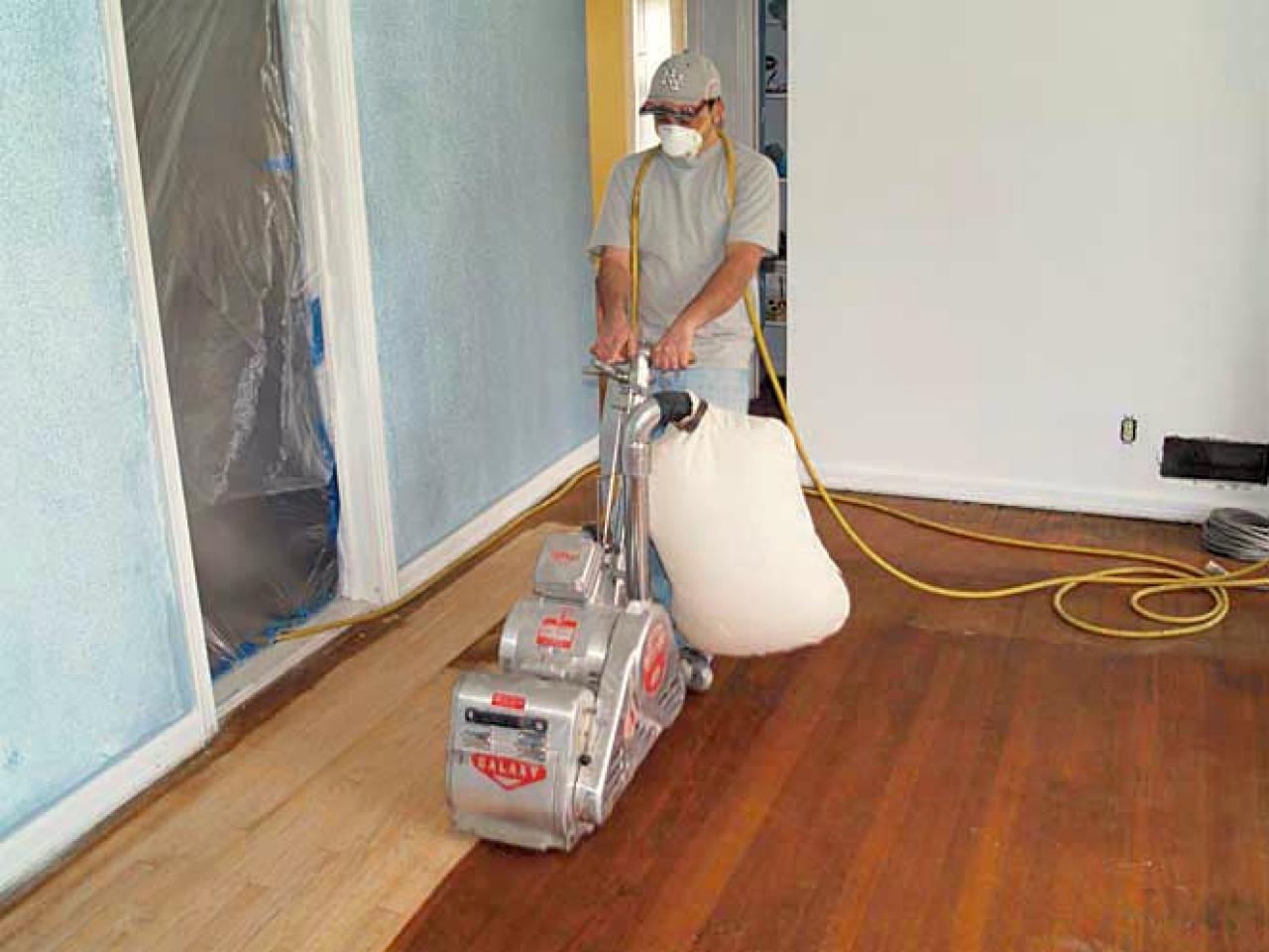 How To Refinish A Floor Tos Diy, Sanding Hardwood Floors Yourself