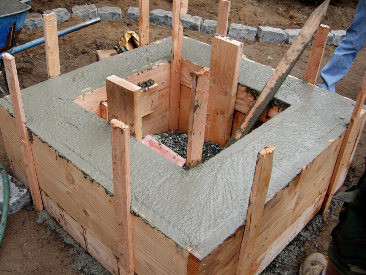 How To Make A Concrete Fire Feature, Concrete Fire Pit Molds