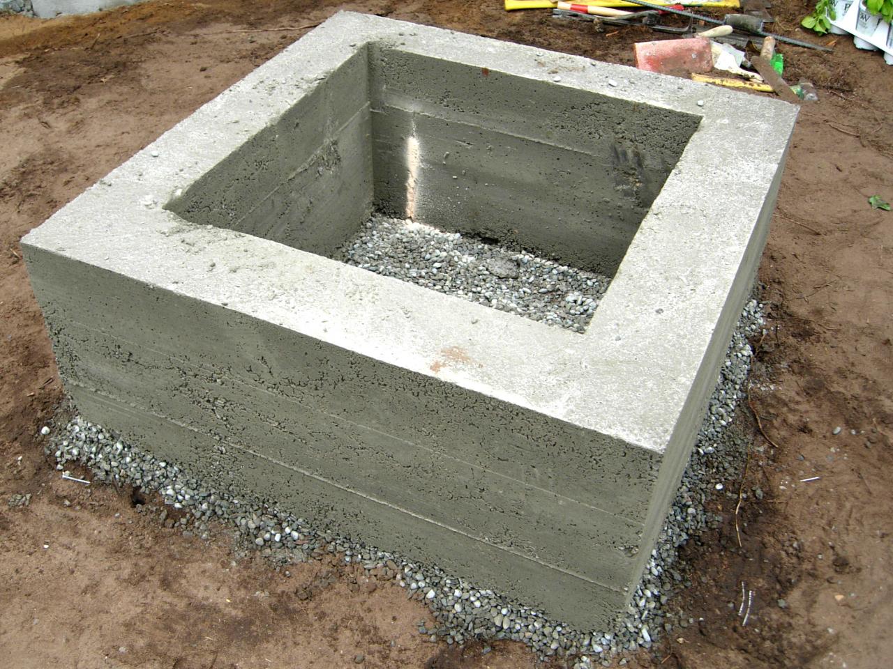 How To Make A Concrete Fire Feature How Tos Diy