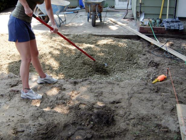 How To Install A Cobblestone Patio On, How To Prepare The Ground For A Concrete Patio