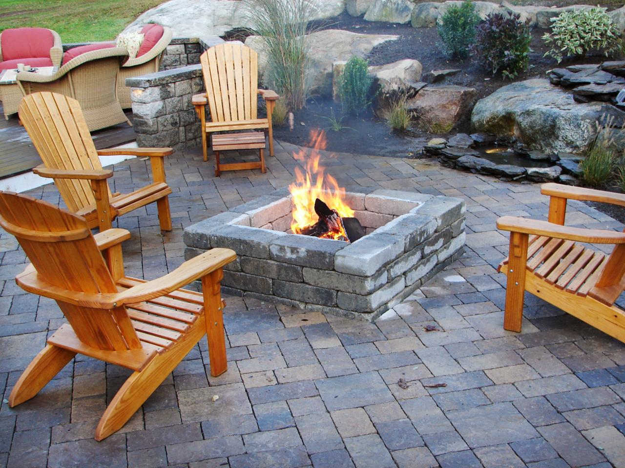 Find ideas for outdoor fire pit and fireplace designs that let you get as simple or as fancy as your time and budget allow