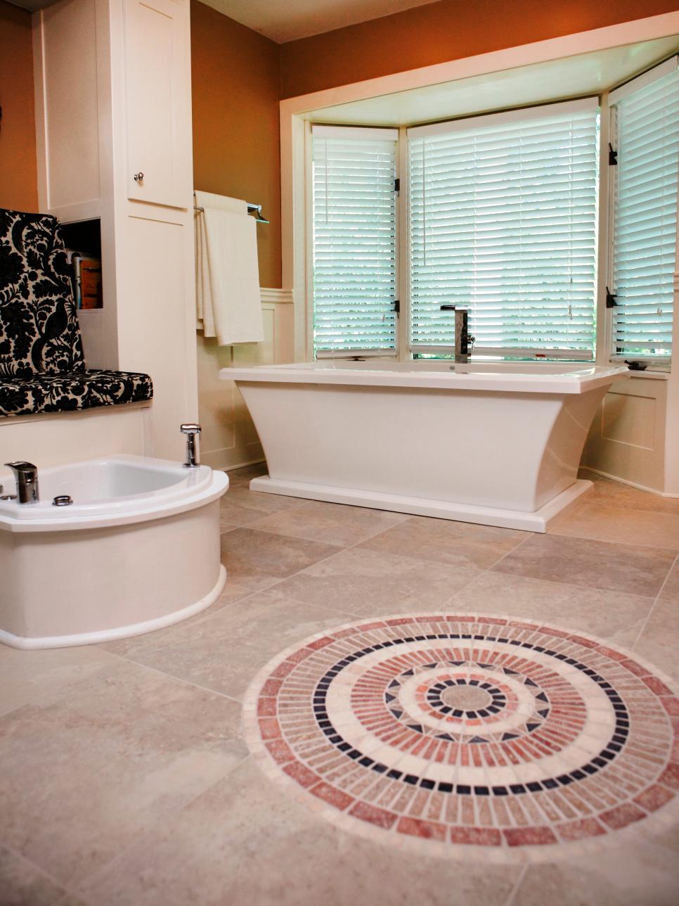 Beautiful Bathroom Floors From DIY Network DIY