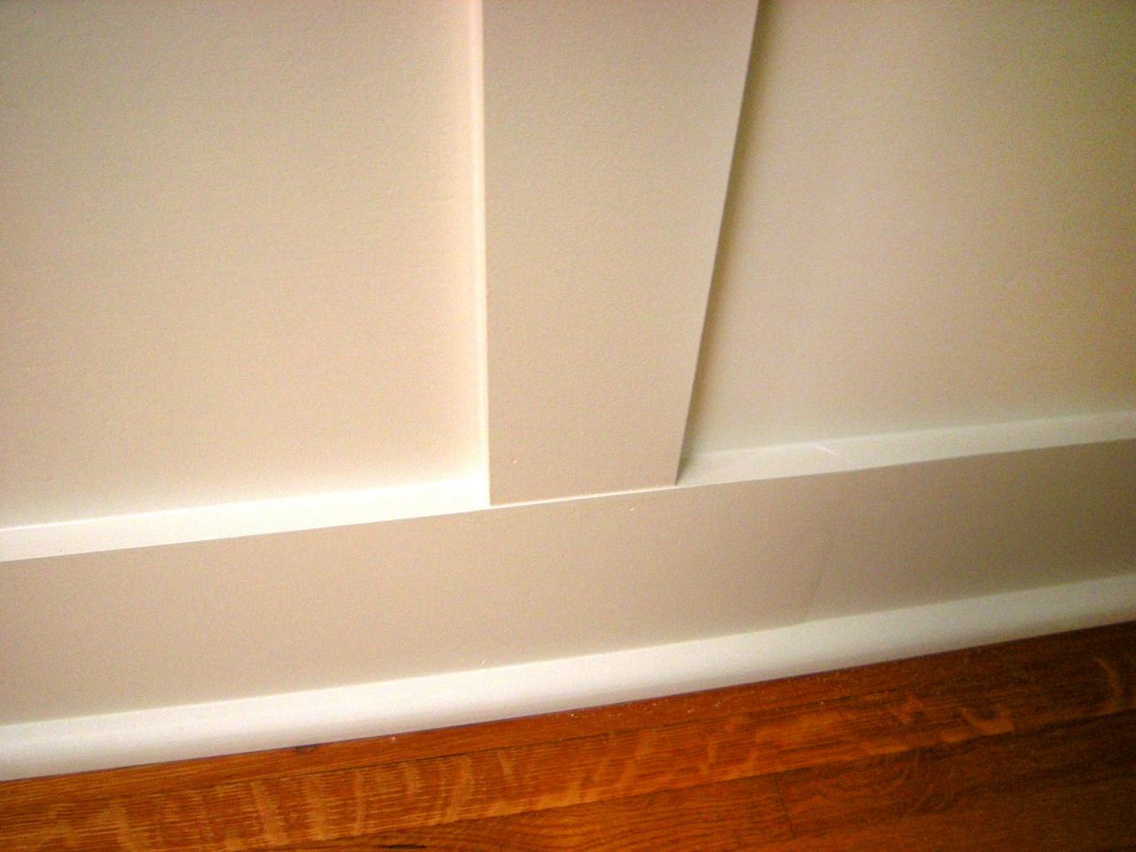 How To Install Recessed Panel Wainscoting How Tos Diy