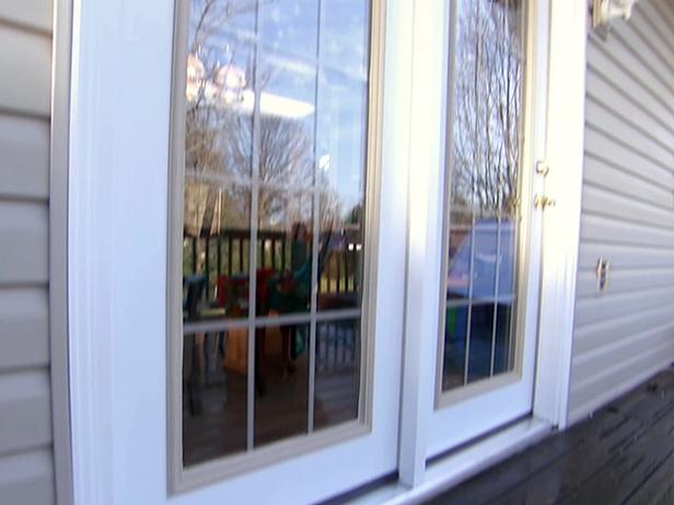 Replacing A Slider With Hinged Doors How Tos Diy - How To Replace Glass On Patio Door