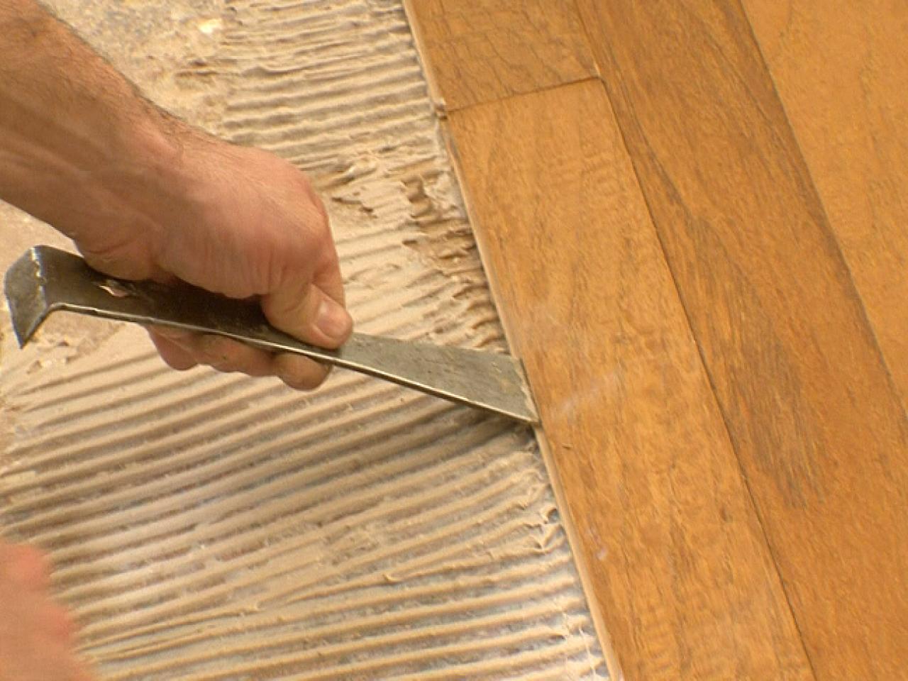 How to Install Engineered Wood Over Concrete | how-tos | DIY