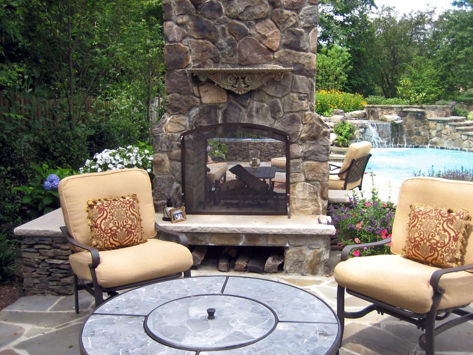 Outdoor Fireplace Ideas 6 For, How To Build A Two Sided Outdoor Fireplace