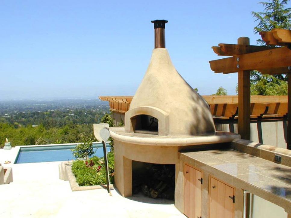 33 Amazing Outdoor Kitchens Diy, Pizza Oven Outdoor Kitchens Images