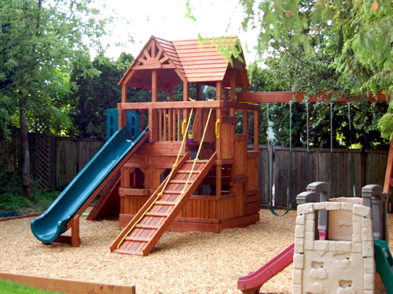 backyard play area