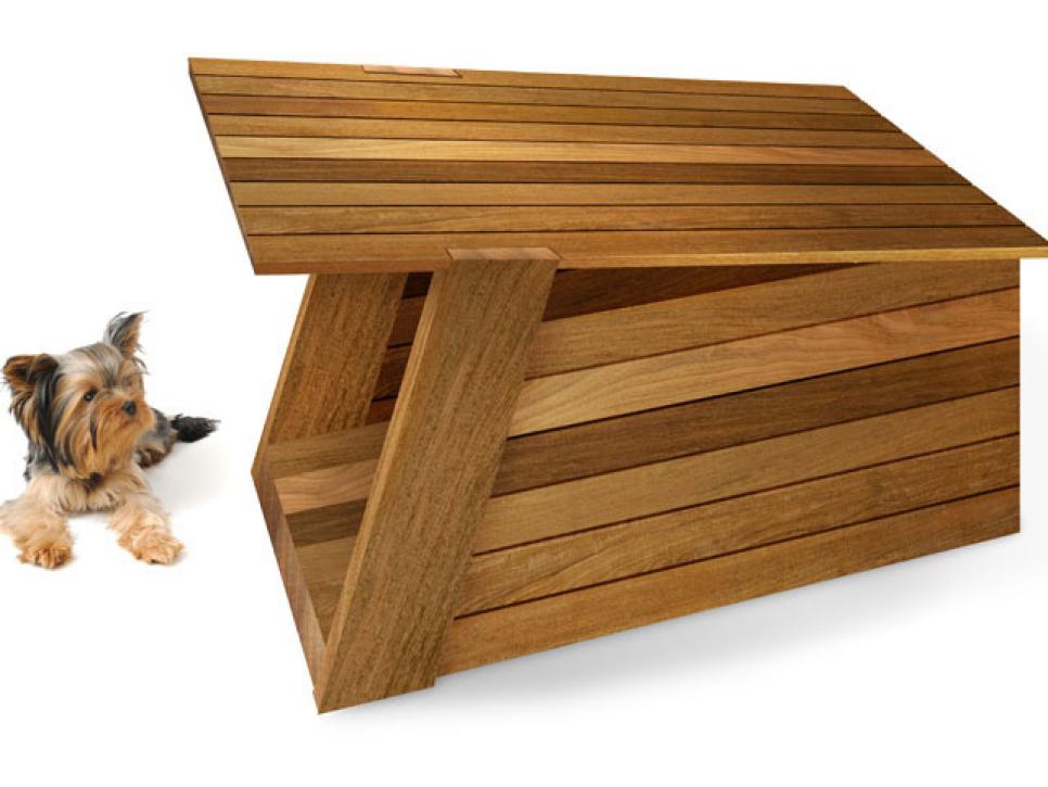 10 High Tech Modern Doghouse Designs Diy, Small Wooden Dog House Plans