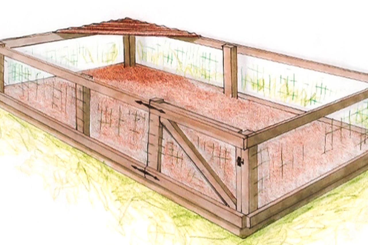 How To Construct A Shaded Dog Run How Tos Diy