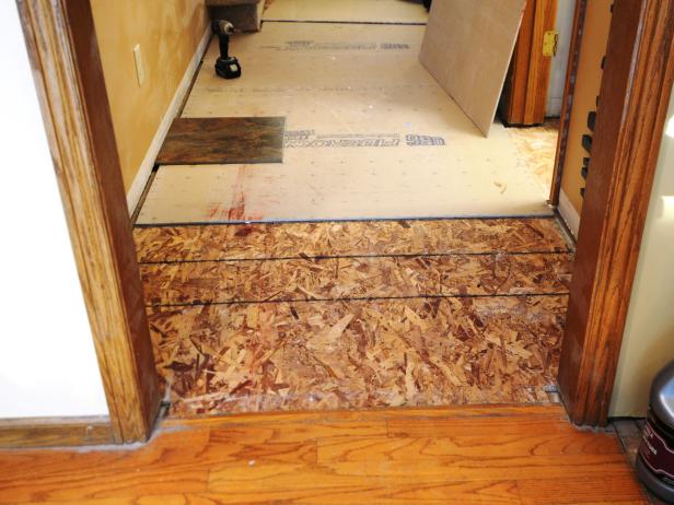 Laying A New Tile Floor How Tos Diy, Bathroom Floor Tile Underlayment