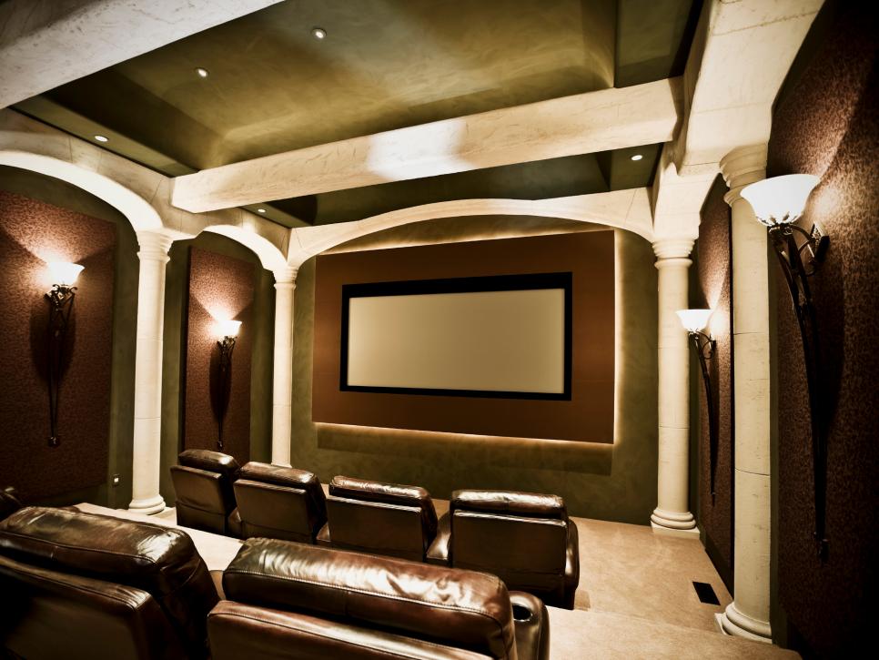 8 Dreamy High-End Home Theaters | DIY two speaker cabinet wiring 