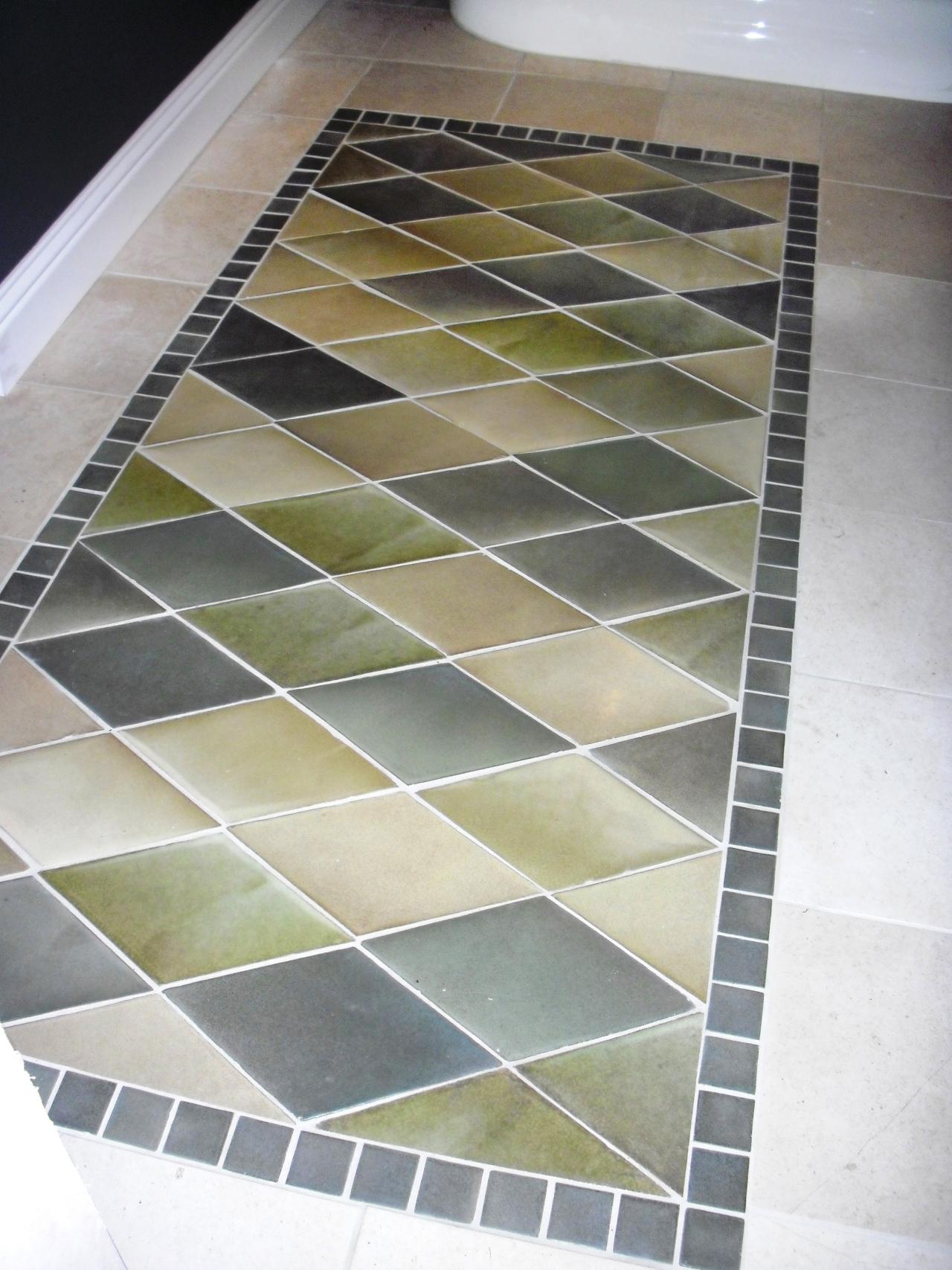 How To Create An Inlaid Tile Rug How Tos DIY