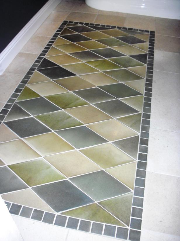 How to Create an Inlaid Tile Rug | how 