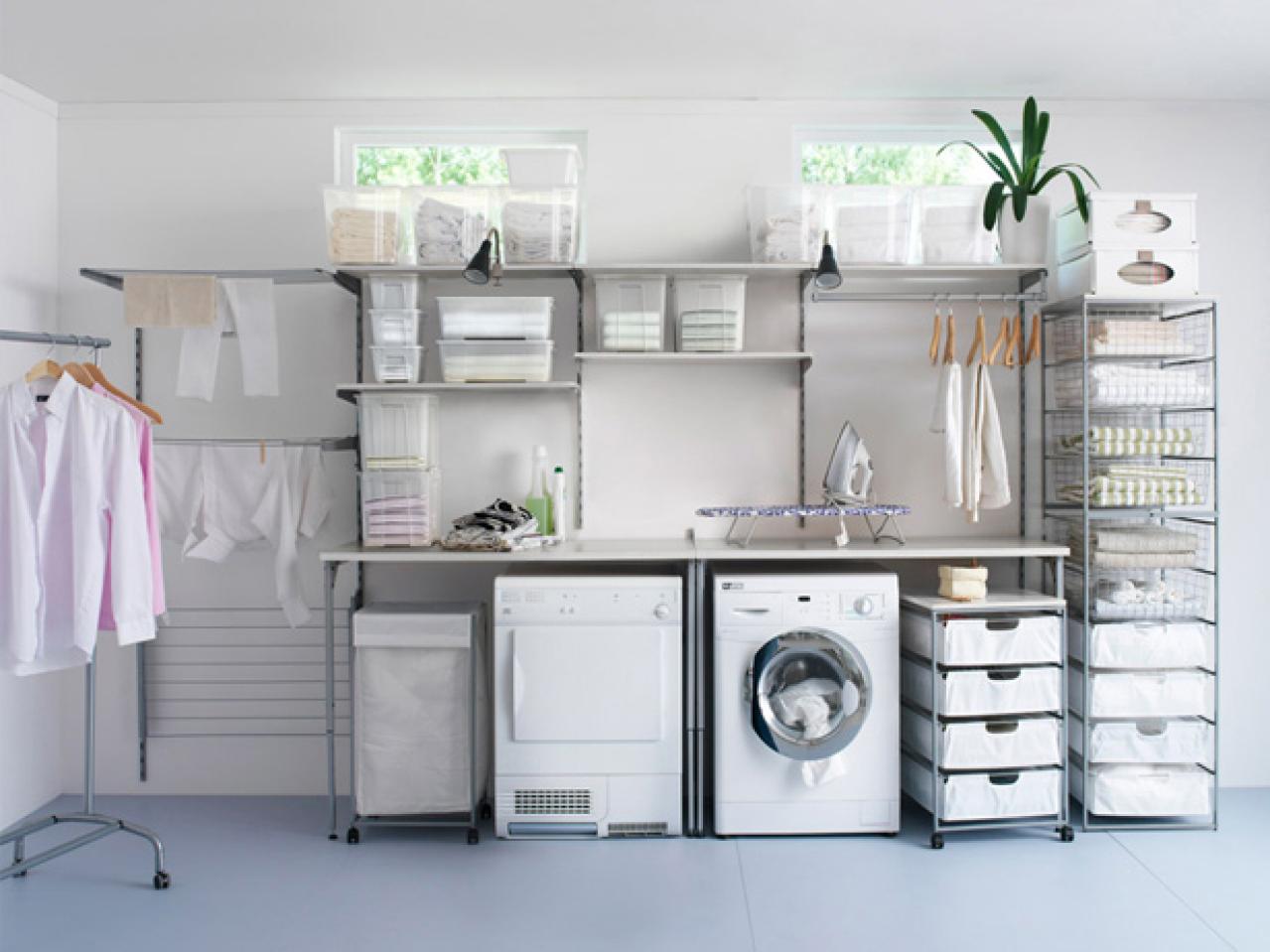 Laundry Room Storage Ideas Diy, Shelving Units For Utility Room
