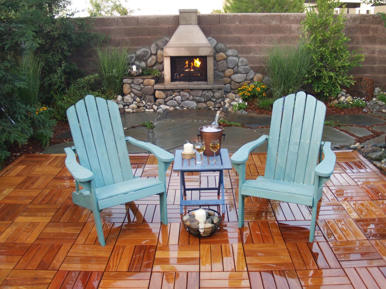 Find ideas for outdoor fire pit and fireplace designs that let you get as simple or as fancy as your time and budget allow