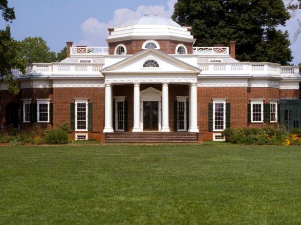 Brown and White Brick House 