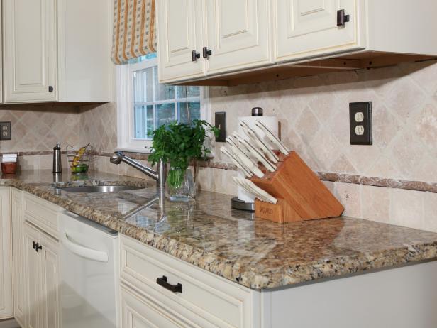 Granite Kitchen Countertop, How To Install Granite Tile Kitchen Countertops