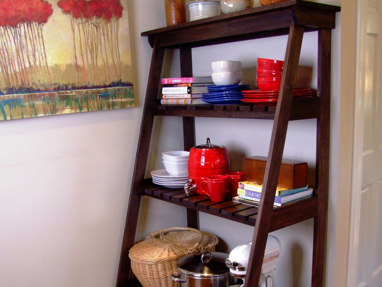 Engaging bakers rack uses How To Build A Ladder Style Baker S Rack Tos Diy