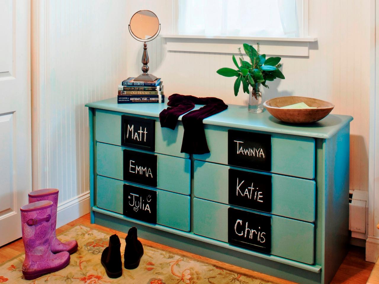 How To Turn An Old Dresser Into Mudroom Storage How Tos Diy