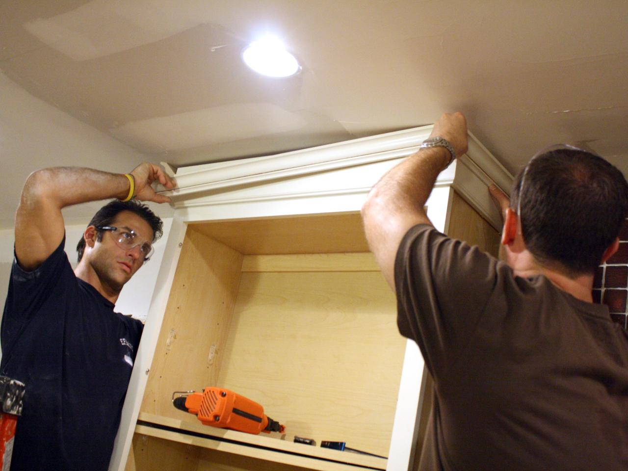 How To Install Cabinet Crown Molding How Tos Diy