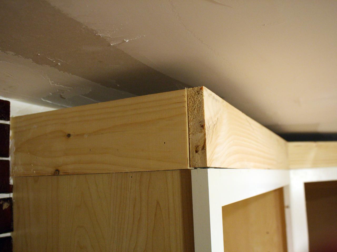 How To Install Cabinet Crown Molding, Installing Crown Molding Kitchen Cabinets