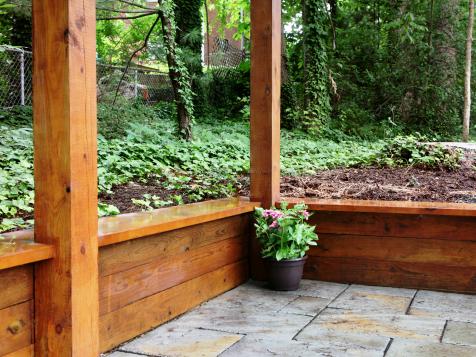 How to Build a Timber Retaining and Sitting Wall