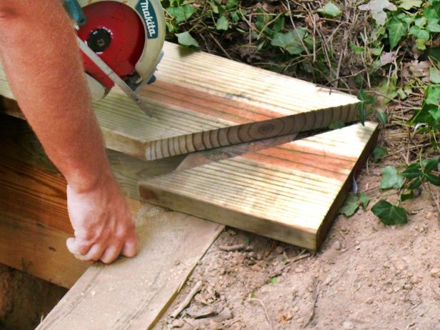 Use a hand saw to cut off any excess in order to make the ends of the wall even.