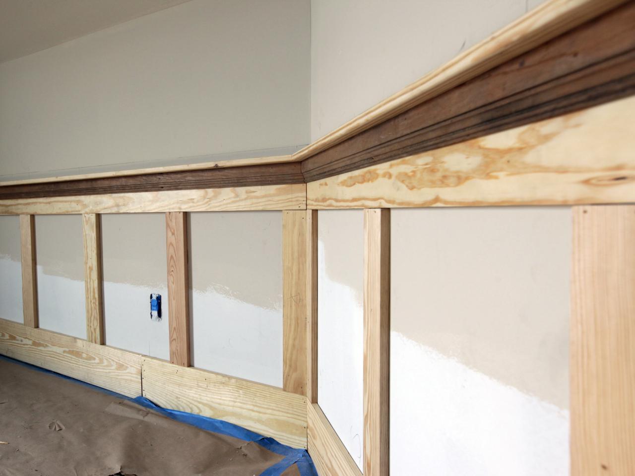 How To Install Shaker Style Wainscot How Tos Diy