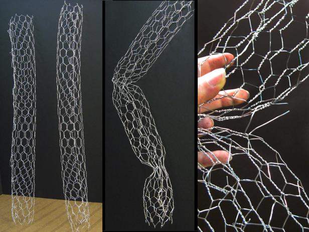 Form Arms Out of Chicken Wire 