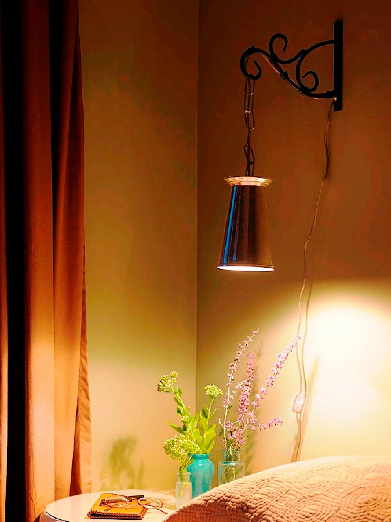 How To Make An Upcycled Wall Light How Tos Diy