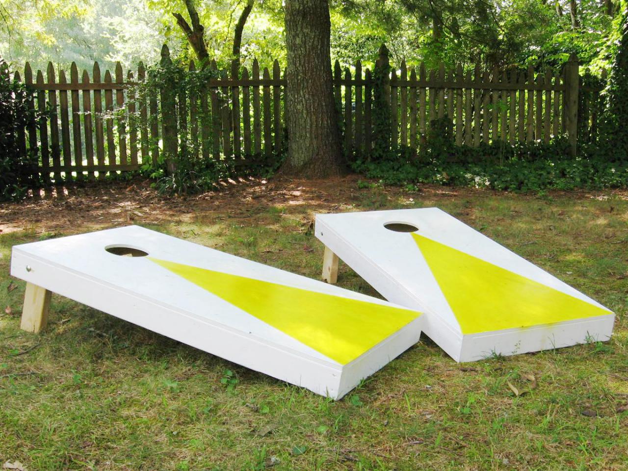 How to build a regulation cornhole set