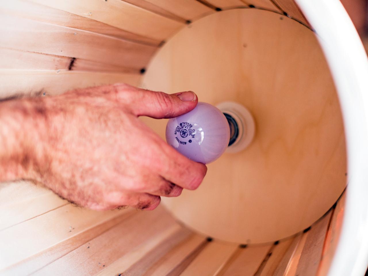 How to Make a Light Fixture From a Bushel Basket howtos DIY