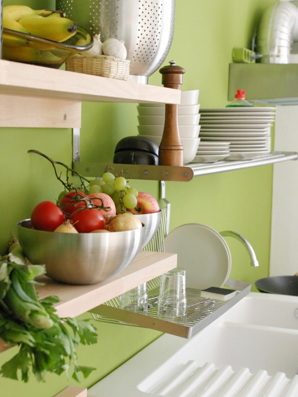 Design Ideas for Kitchen Shelving and Racks | DIY