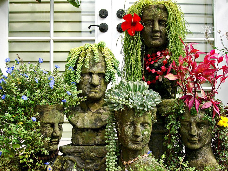 Unusual And Upcycled Container Gardens, Unusual Planters For Outdoors