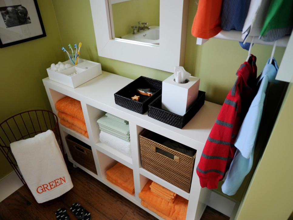 small bathroom storage