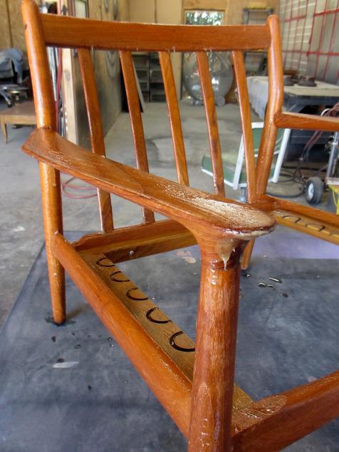 How To Refinish A Vintage Midcentury Modern Chair Diy