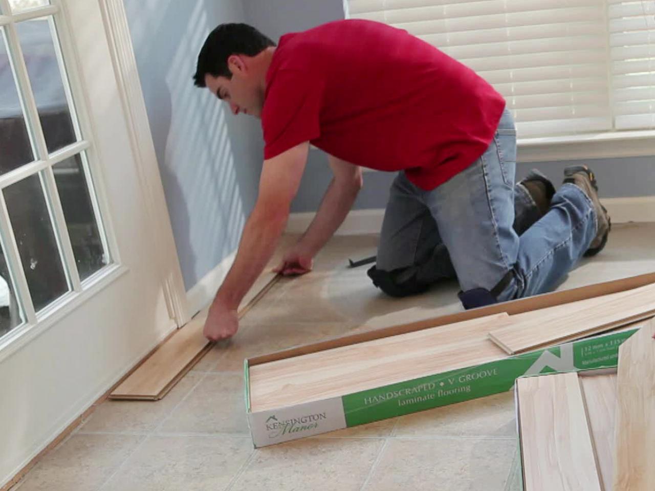 Installing Laminate Flooring How Tos, Diy Installing Laminate Flooring