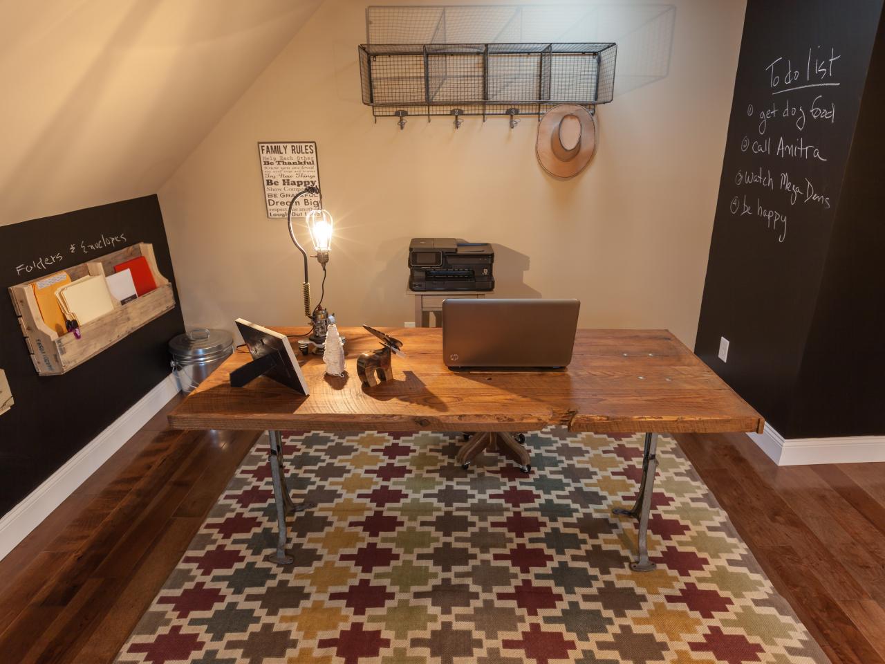 diy floor desk